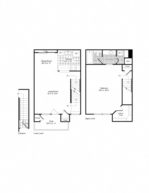 A floor plan of a two-story house with a living room, dining room, kitchen, bathrooms, and a garage.